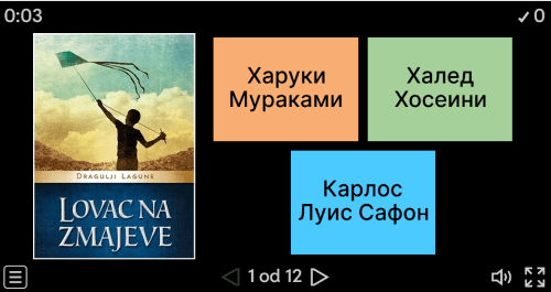 Kviz "Popularne knjige" - Čitam, pišem, i još ponešto.