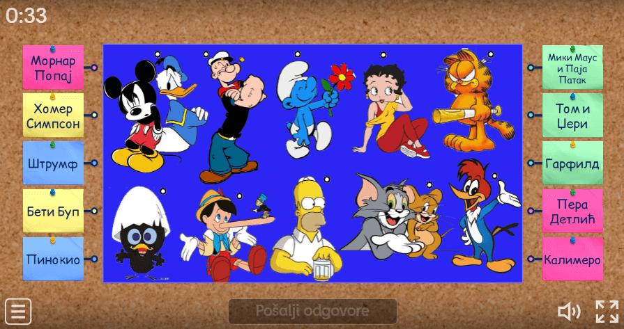Kviz Prepoznaj crtane junake